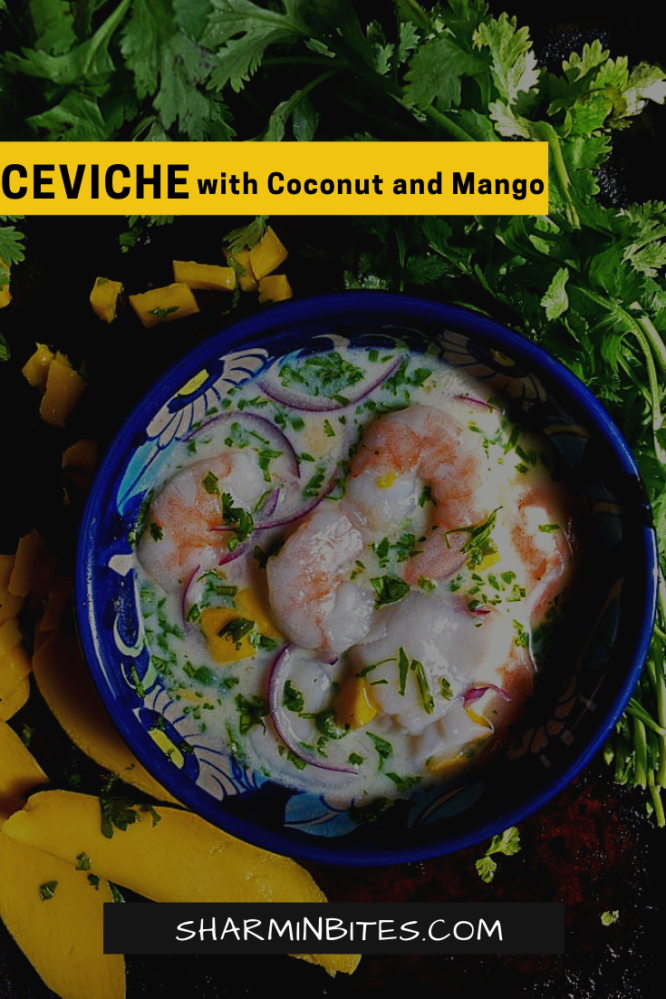 Ceviche with Coconut and Mango